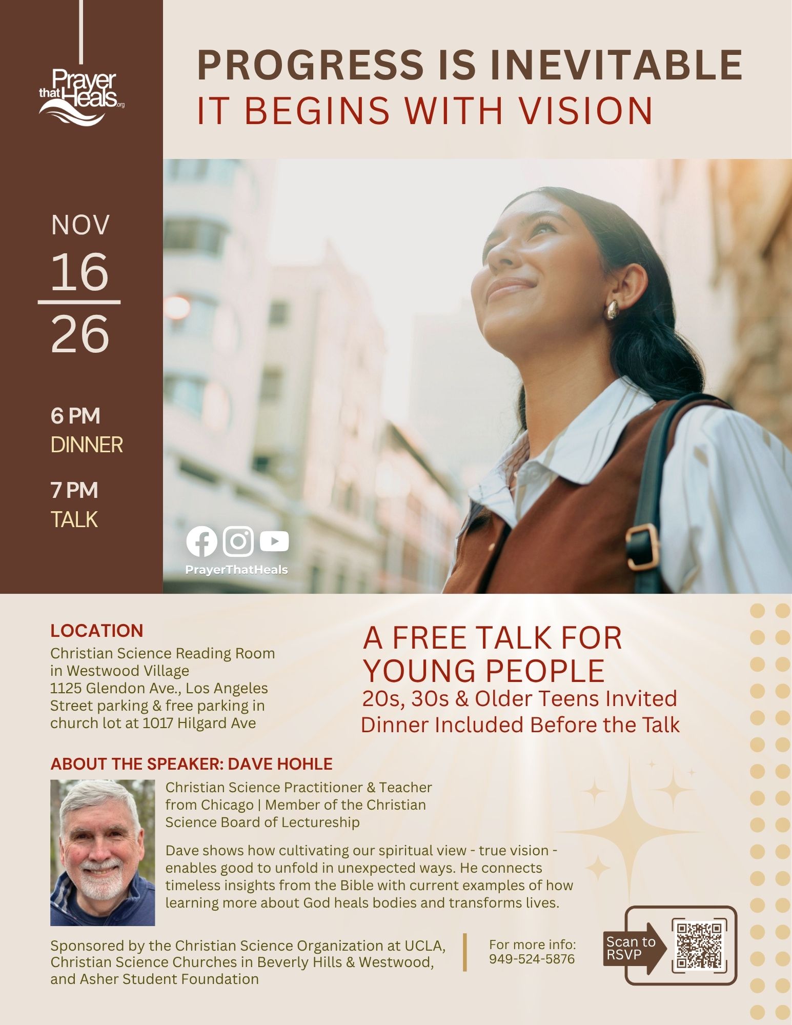 28th Church Christian Science Westwood Hohle lecture Young Adult 111626