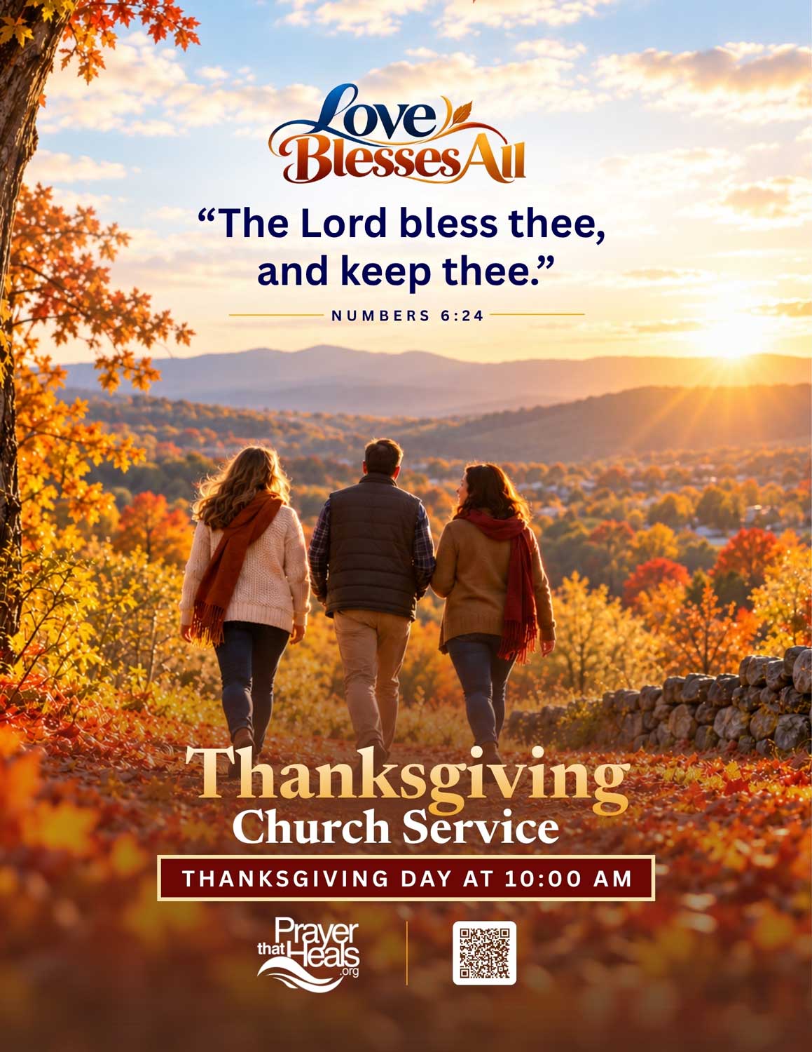 28th Church Christ Scientist Thanksgiving 2026 Flyer